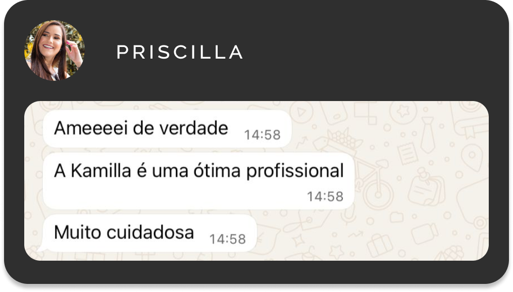 Dra. Kamila Lobo - depoimento